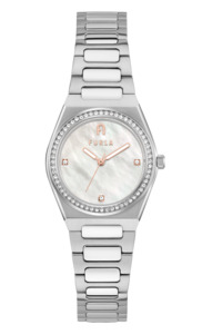 Furla - Tempo Mini Crystal Silver Bracelet Watch