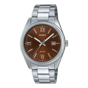 Casio - Gents Analogue Watch with Brown Face