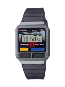 Casio - Digital Stranger Things Chrome Plated Resin Band