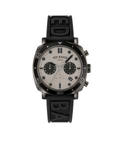 Ted Baker - Black Silicone Strap Watch