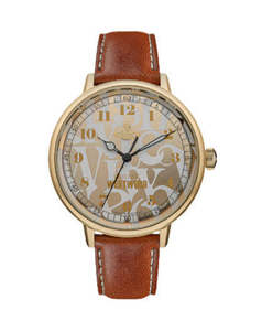Vivienne Westwood - Cavendish Brown Leather Strap