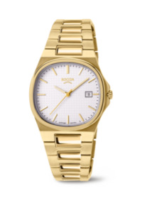 Boccia - Pure Titanium Gold Plated Sapphire Crystal Glass