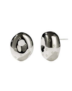 Meadowlark - Strawberry Earrings Large Sterling Silver