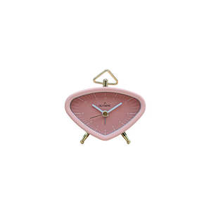 Olympic Watches Clocks: Olympic - Mini Triangle Clock Pink