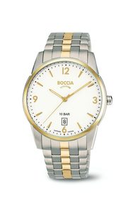 Boccia: Boccia - Two Tone Watch with Date