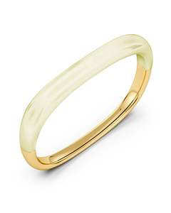 Edblad Jewellery: Edblad - Lore Bangle Off White/Gold plate