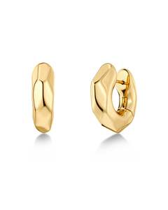 Edblad - Crystalite Hoops Large Gold