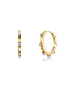 Edblad - Celeste Hoops Large Gold Plate