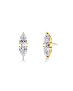 Edblad - Arrow Studs Gold Plate