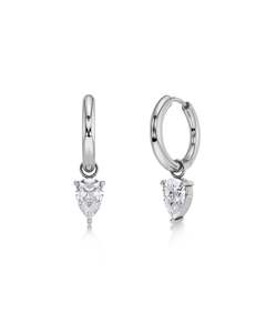 Edblad Jewellery: Edblad - Arrow Hoops Steel Large