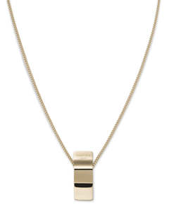 Rosefield Jewellery - Lois Wave Charm Necklace Gold