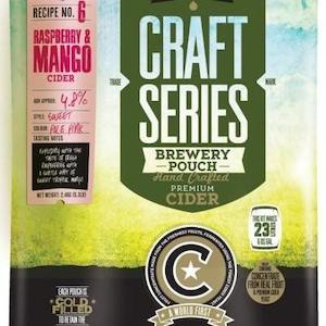 Raspberry and Mango Cider Pouch – Mangrove Jacks Craft Series - BrewHQ