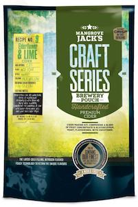 Products: Elderflower and Lime Cider Pouch – Mangrove Jacks Craft Series - BrewHQ