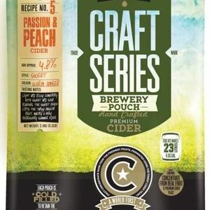 Passion and Peach Cider Pouch – Mangrove Jacks Craft Series - BrewHQ