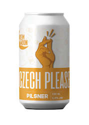 Beer can: Czech Please Pilsner 330ml