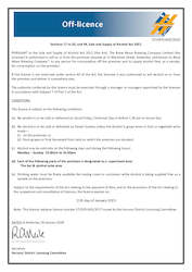 Off-licence
