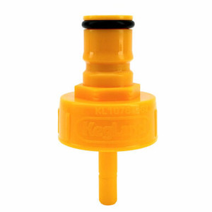 Carbonation And Line Cleaning Cap - Plastic (Yellow) - Brew Northland