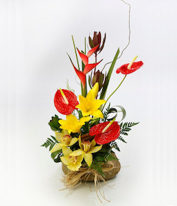Exotic Kete Arrangement, prices from. Briar Rose Flowers