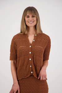 Posy Tan Cardigan