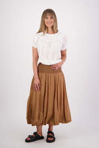 Skirts: Sarah Tan Ramie Skirt