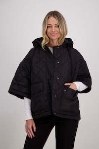 Chap Quilted Black Jacket