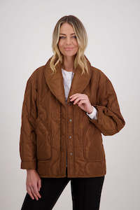 Jackets: Chapman Quilted Tan Jacket