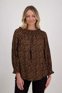 Annabelle Brown Animal Reversible Top