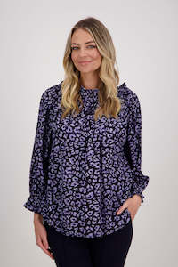 Sale: Annabelle Blue Animal Reversible Top