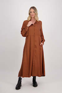 Sale: Hollie Tan Shirt Dress