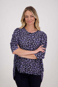 Harrison Blue Animal Top