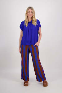 Sale Trousers: Paddy Tan/Blue Stripe Pant