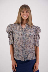 Prints: Stevie Denim Daisy Ramie Shirt