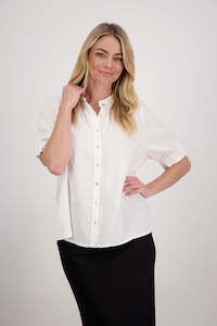 Pascha White Linen Shirt