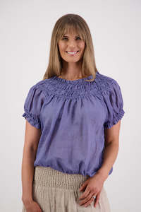 Sal Lavender Ramie Top