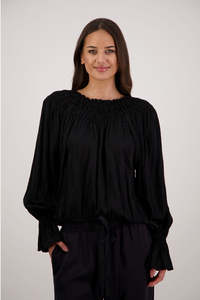 Rosemarie Black Top