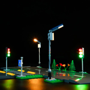 City: Lego Road Plates 60304 light kit