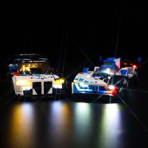 Technic%E2%84%A2: Lego BMW M4 GT3 & BMW M Hybrid V8 Race Cars 76922 Light Kit