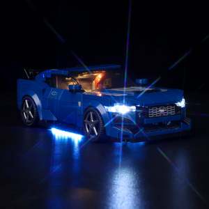 Technic%E2%84%A2: Lego Ford Mustang Dark Horse Sports Car 76920 Light Kit