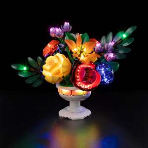 Creator Ideas: Lego Flower Arrangement 10345 Light Kit