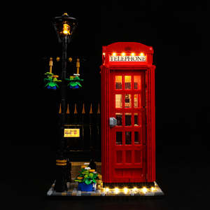 Lego Red London Telephone Box 21347 Light Kit