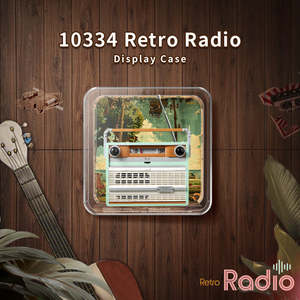 Lego 10334 Retro Radio Display Case