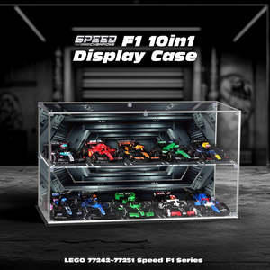 LEGO Speed Champions F1 Race Car 10 in 1 Display Case 77242 - 77251