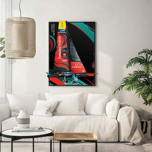 Over Size Display Case: Lego 42174 Emirates Team New Zealand AC75 Yacht Display Wallboard