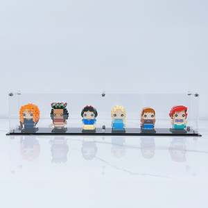 Brickfans Premium Display Case Series: BrickFans Premium Wall Mounted Display Case for Six Lego Brickheadz