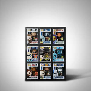 Brickfans Premium Display Case Series: BrickFans Premium Funko Pop! Vinyls Wall-Mounted Display Case