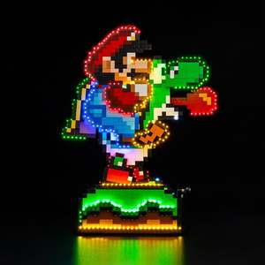 Super Mario: Lego Super Mario World - Mario and Yoshi 71438 Light Kit