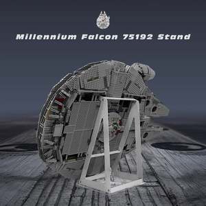 Star Wars Theme Display Case Series: Lego 75192 Millennium Falcon Stand - Metal Build