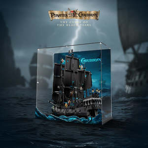 Lego 10365 Captain Jack Sparrow's Pirate Ship Display Case - Enhanced Thick&hellip;