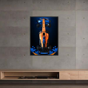 Wallboard: Lego 42141 McLaren Formula 1 Race Car Display Wallboard