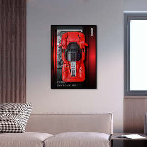 Lego 42143 Ferrari Daytona SP3 Display Wallboard